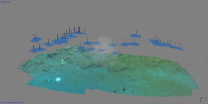 3D model of an underwater site